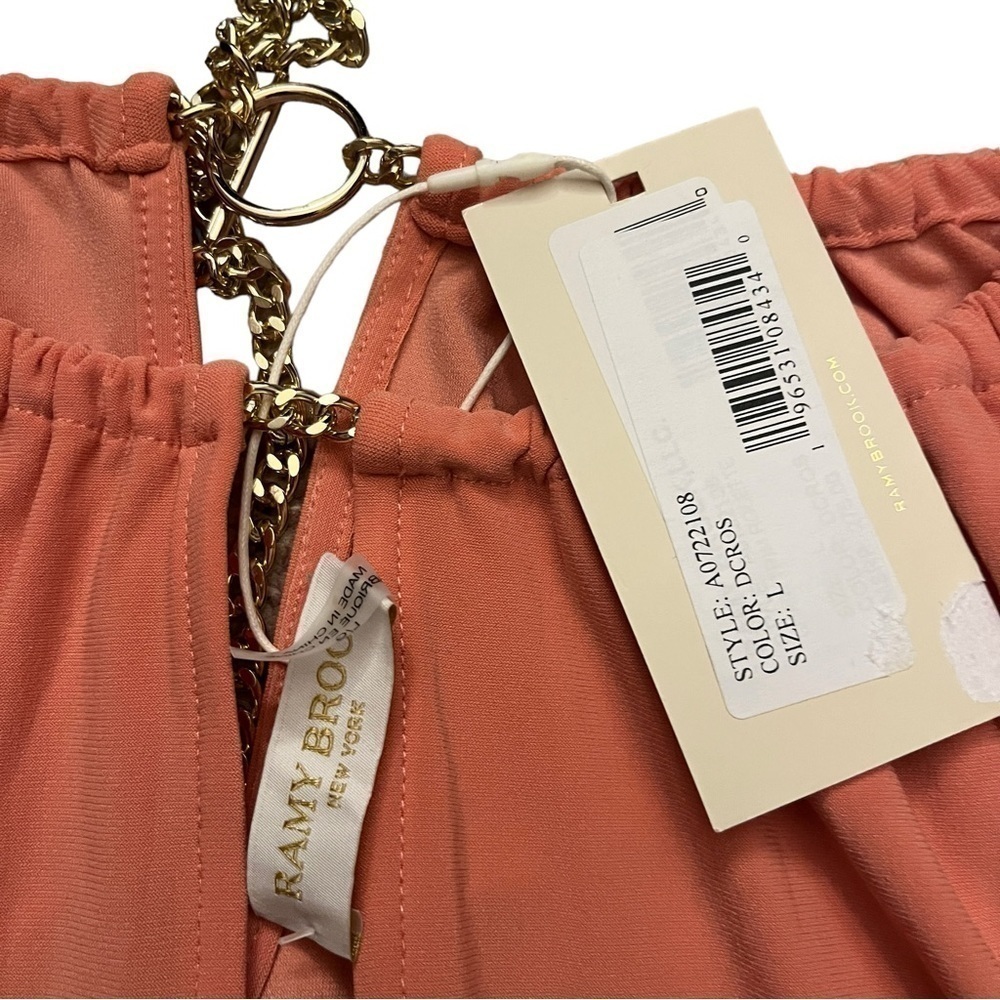 Ramy Brook Large Rosette Top In Deco Rose Nwt Msrp $275 — image 4 of 6